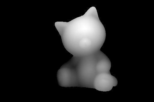 Depth Map for Cat